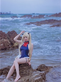 Nisa Nisa NO.123 Blue Mary Rose Swimsuit(4)